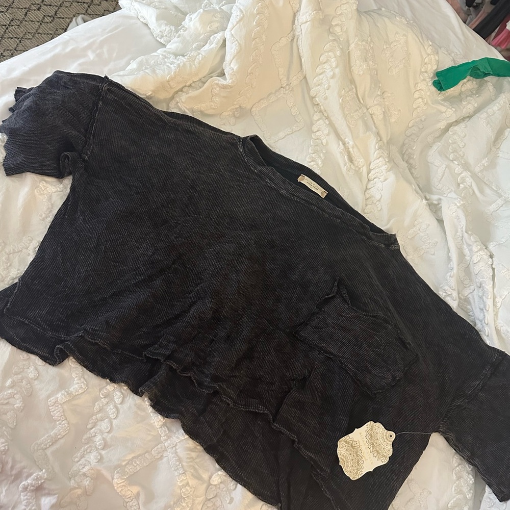 Altar'd State Black Crop Top